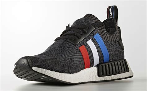 adidas nmd red white blue.